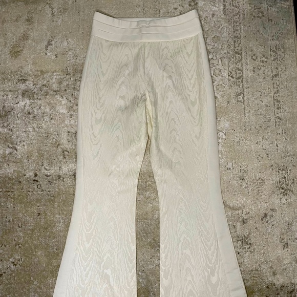 Rachel Zoe Woodgrain Flare Pants - Picture 1 of 9